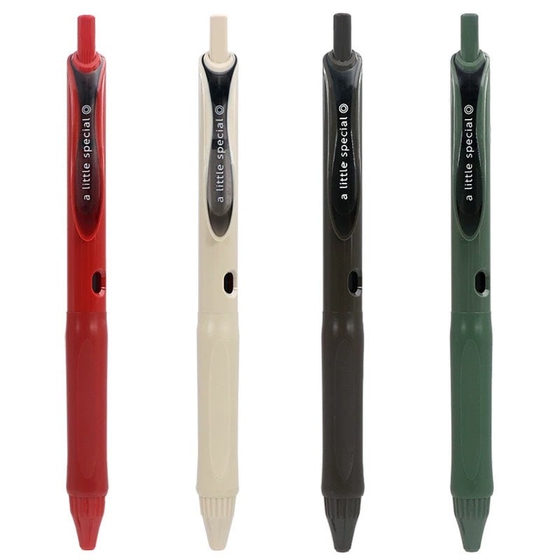 KOKUYO Retro Color Vividry Retractable Gel Pen | Black Ink | Quick-drying Ink | 0.5mm | Replaceable Refill | School Study Office Supplies