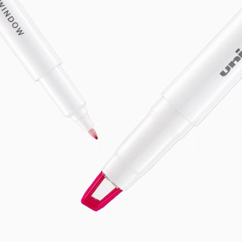 Uni Propus Window Highlighter | Double-Sided Highlighters | Soft Light Pastel Color Markers | Japanese Stationery