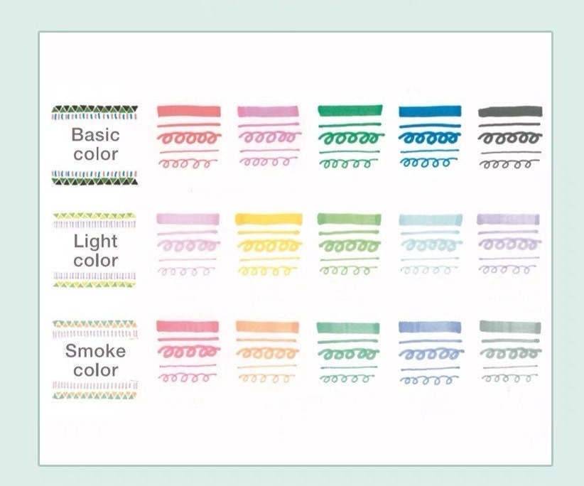 Uni Propus Window Highlighter | Double-Sided Highlighters | Soft Light Pastel Color Markers | Japanese Stationery