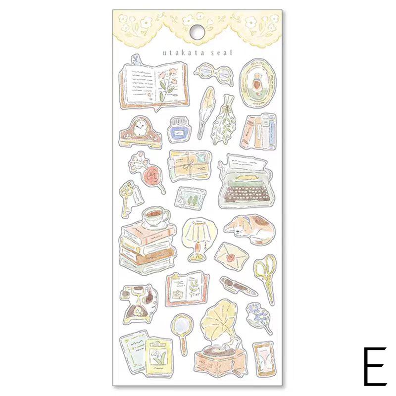 Mind Wave Drawing Life Japanese Stickers | Fashion Flower Food Travel Room Animal Decorative Stickers | Planner Journal Collage Supplies