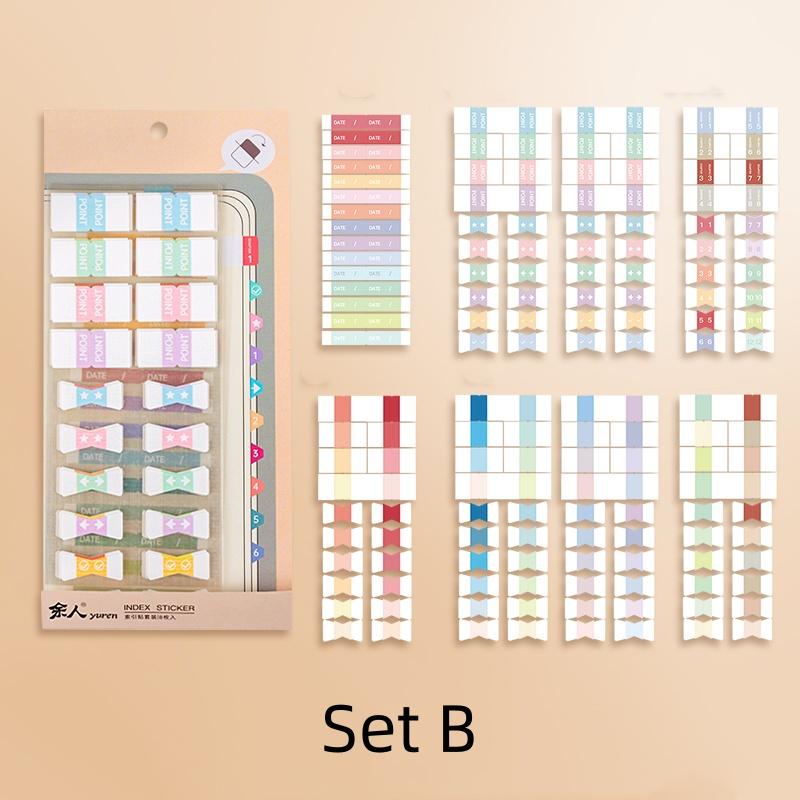 155pcs Colorful Index Stickers | Planner Sticker Pack | Index Sticker | Page Flags | Page Markers | Sticky Tabs | Planner Accessory Supplies