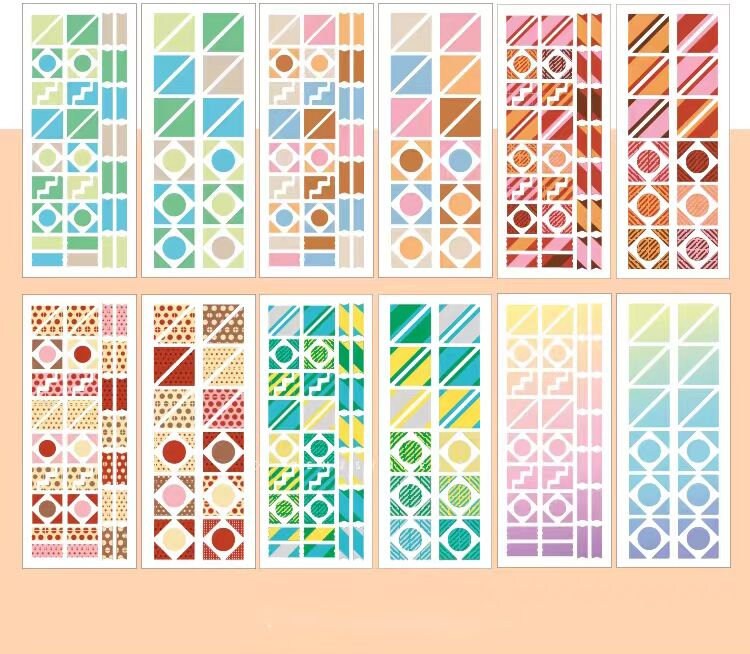 636pcs Functional Sticker Pack | Album Sticker | Corner Sticker | Planner Sticker Pack | Basic Stickers | BuJo Sticker kit