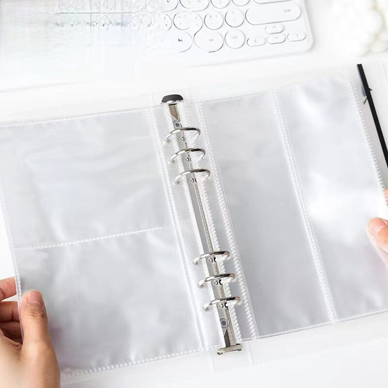 A5 6 Ring Sticker Storage Book | Card Storage | 6 Ring Binder | Clear Binder | Photo Storage Album | Back to School | Scrapbooking Organizer