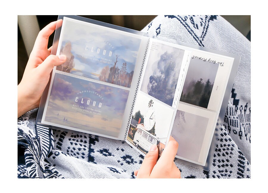 Clear Sticker Photo Storage Album | Cutting Dies Storage Album | Sticker Album | 5''x3.5''