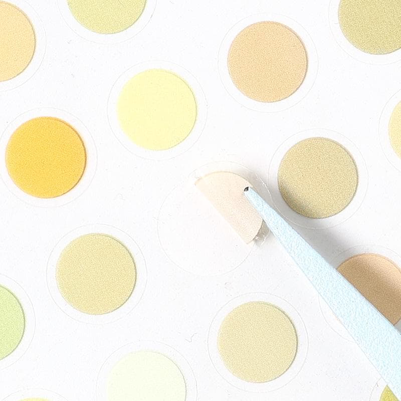 6pcs Colorful Dot Round Stickers | Must Have Stickers | Planner Basic Stickers | Bujo Collage Journal Accessories Supplies