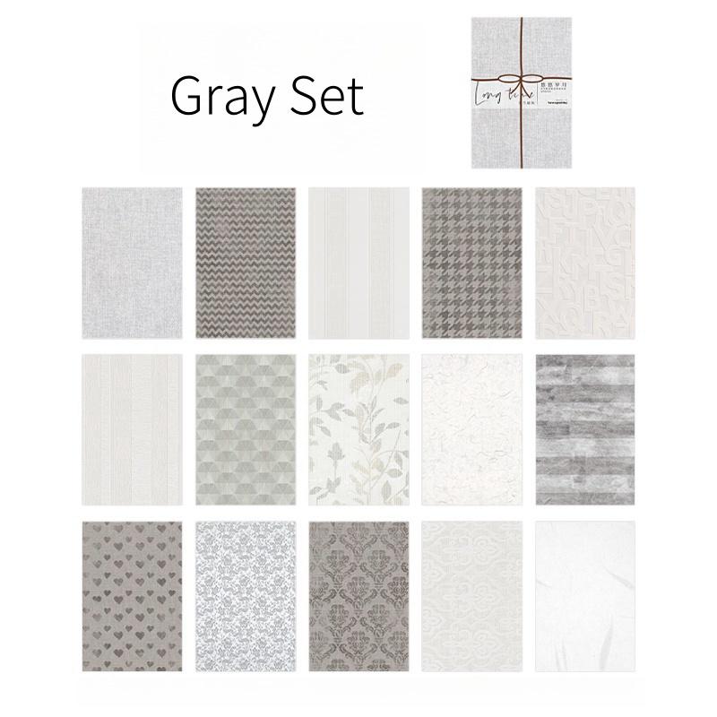 30 Sheets Material Paper | Textured Paper for Writing Drawing Card Making Journaling Scrapbooking|Junk Journal Collage Starter