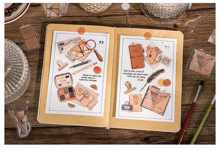 The Good Life Deco Stickers | Coffee | Stationery | | Scrapbooking | Sticker Pack | Die Cut