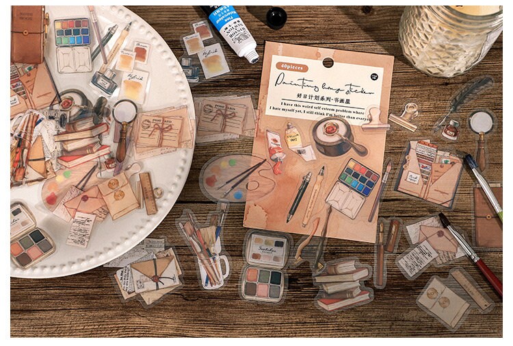 The Good Life Deco Stickers | Coffee | Stationery | | Scrapbooking | Sticker Pack | Die Cut