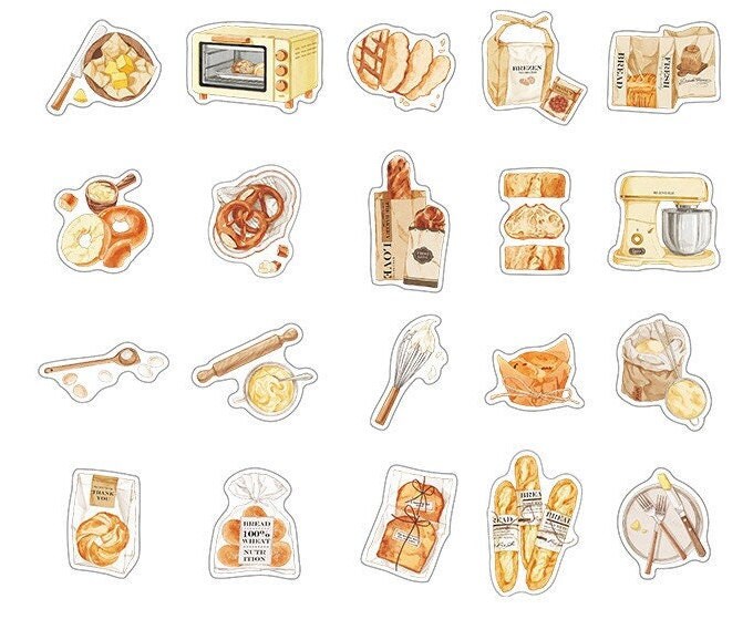 The Good Life Deco Stickers | Coffee | Stationery | | Scrapbooking | Sticker Pack | Die Cut
