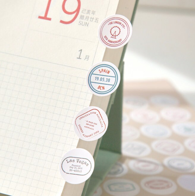 Morandi Large Round Sticker | Dots Sticker | Stickers | Planner Sticker Set |