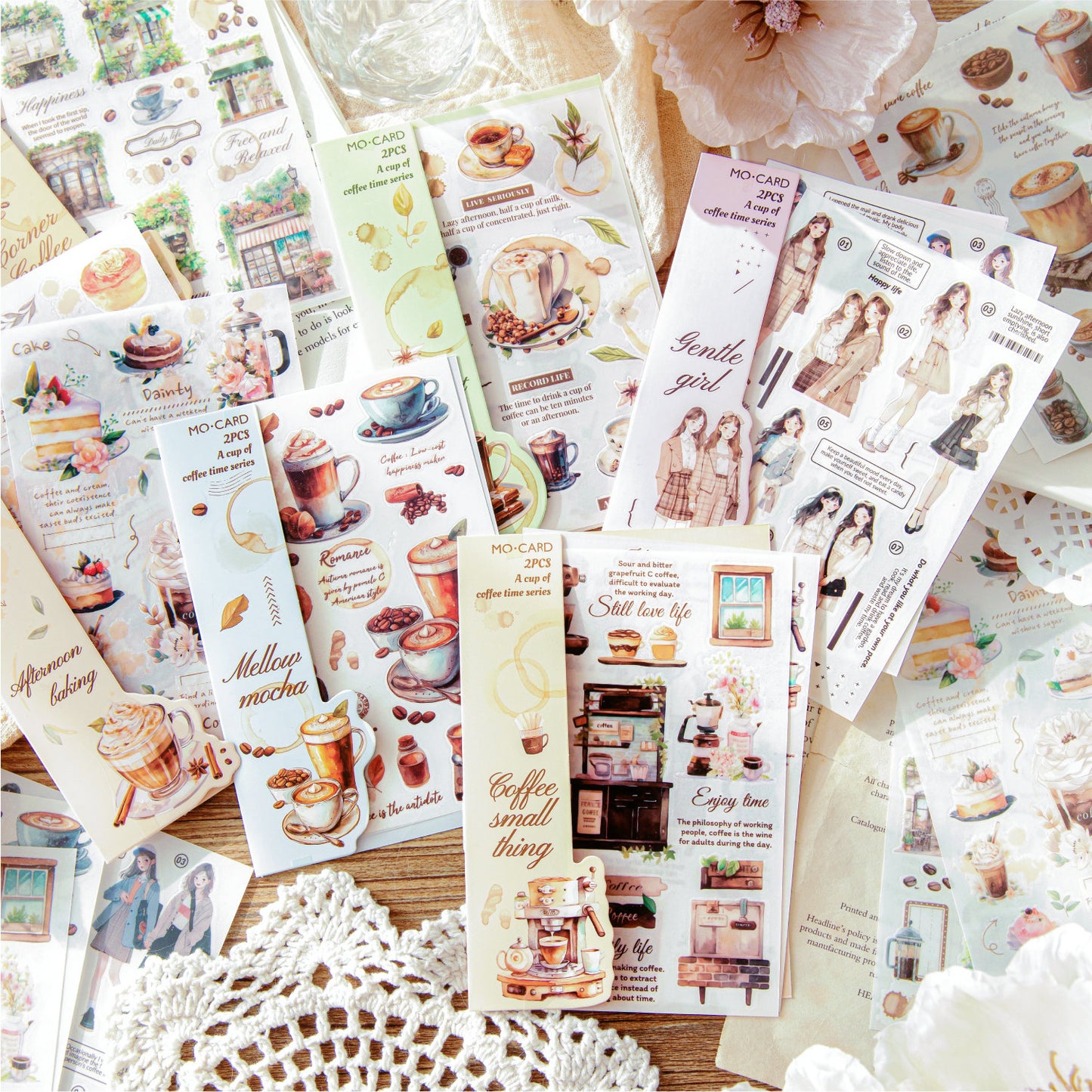 Vintage Character PET Transfer Stickers | Girl Stickers | Junk Journal | Planner Scrapbooking Kids Craft Collage Kit Vintage Journaling