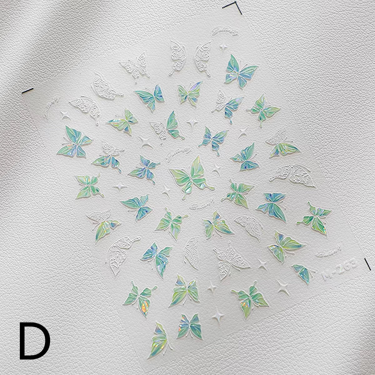 Dreamy Butterfly Sticker Sheet | Cup Phone Case Earphone Case Decoration Stickers | Planner Journal Scrapbooking Kids Craft Supplies
