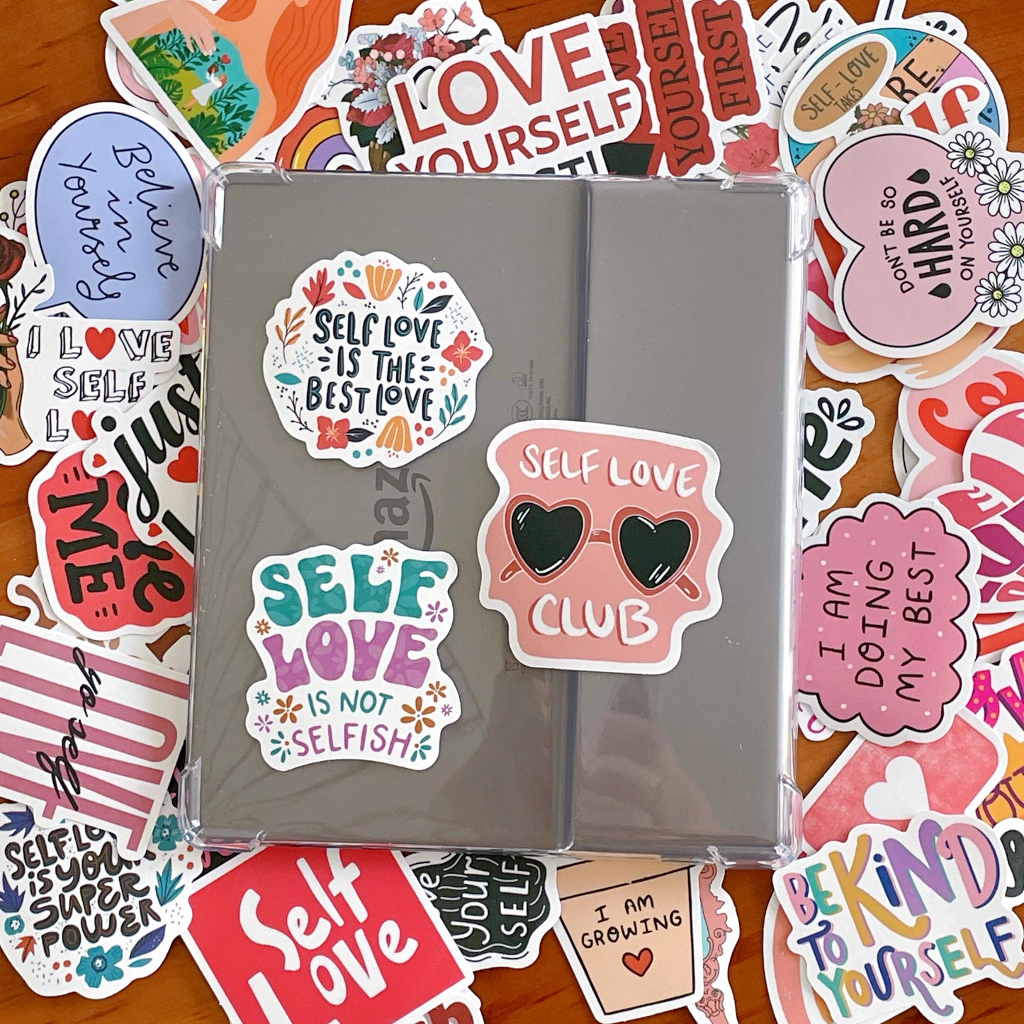 50pcs Self Love Stickers | Selfcare Sticker Pack | Vinyl Stickers | Laptop Luggage Decal Phone Kindle Water Bottle Stickers Planner Journal