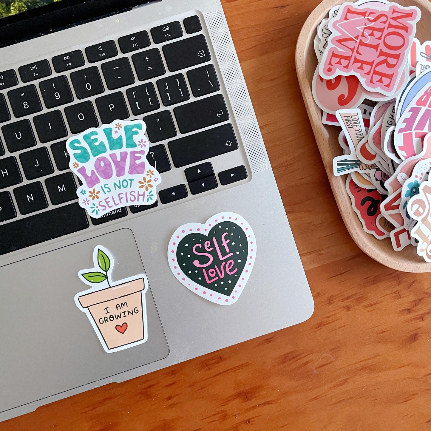 50pcs Self Love Stickers | Selfcare Sticker Pack | Vinyl Stickers | Laptop Luggage Decal Phone Kindle Water Bottle Stickers Planner Journal