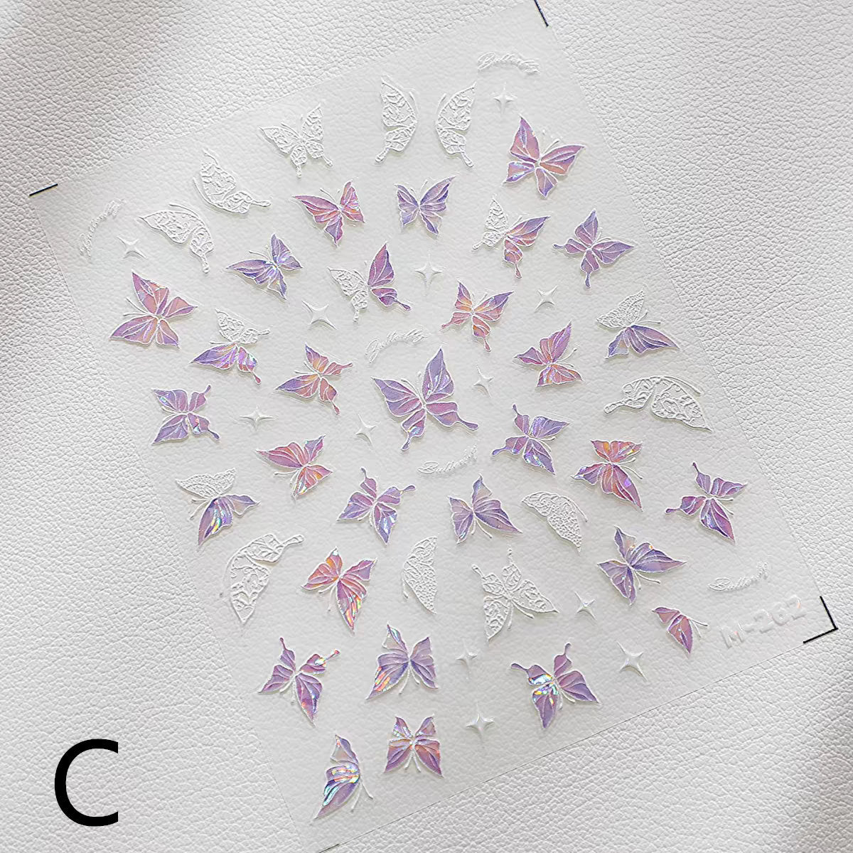Dreamy Butterfly Sticker Sheet | Cup Phone Case Earphone Case Decoration Stickers | Planner Journal Scrapbooking Kids Craft Supplies