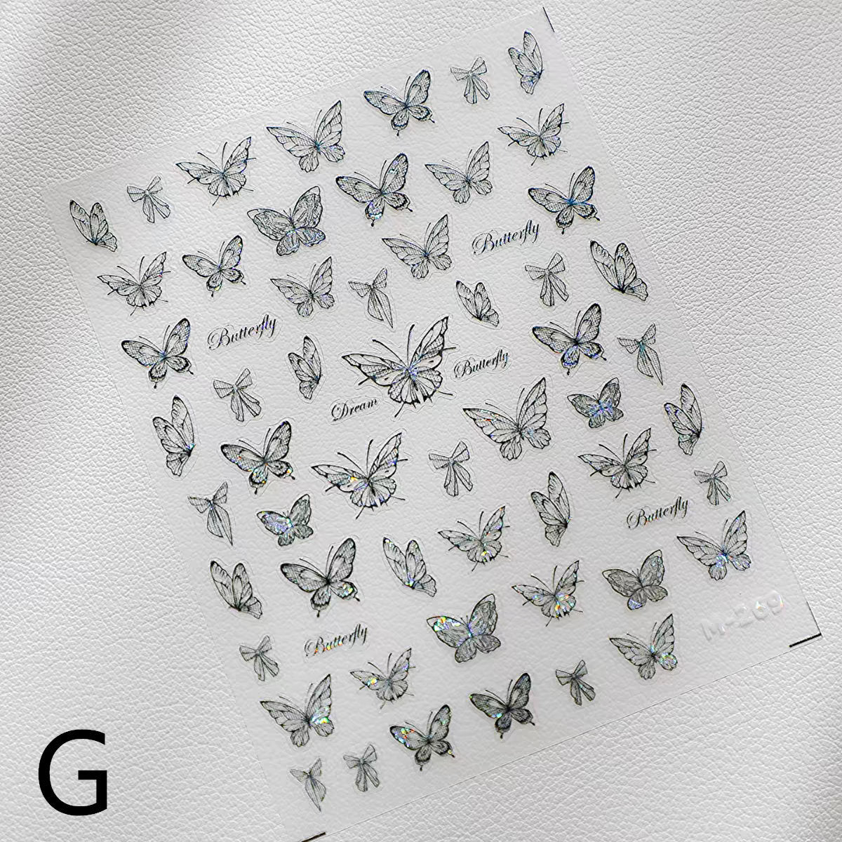 Dreamy Butterfly Sticker Sheet | Cup Phone Case Earphone Case Decoration Stickers | Planner Journal Scrapbooking Kids Craft Supplies