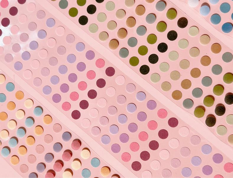 Dot Round Sticker Tape | Functional Stickers | Planner Sticker | Basic Stickers | Bullet Journal Sticker kit | Study School Supplies