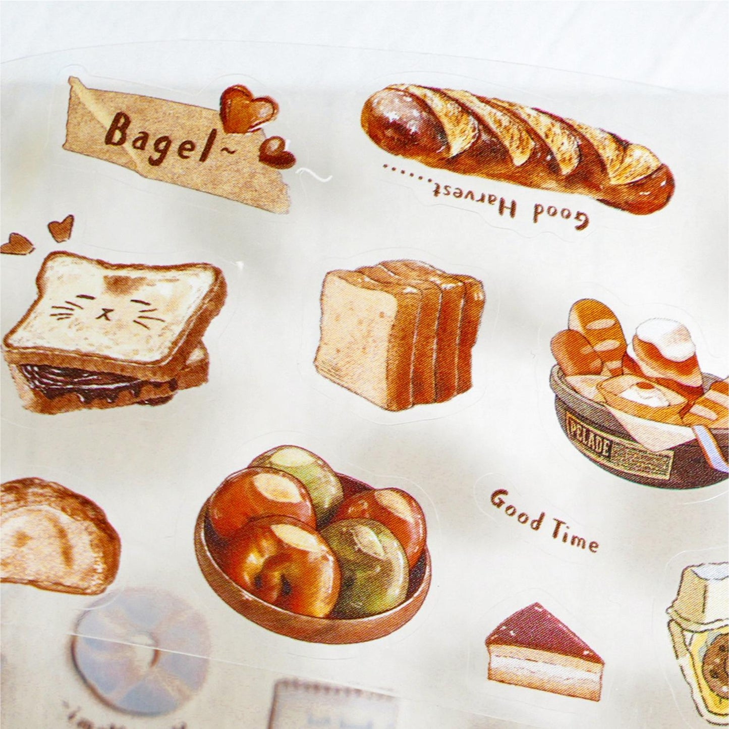 Cute Coffee Bread Drink Dessert Camping Reading Mini Sticker | Coffee Lover Decorative PET Tape | Journal Scrapbooking Collage Supplies