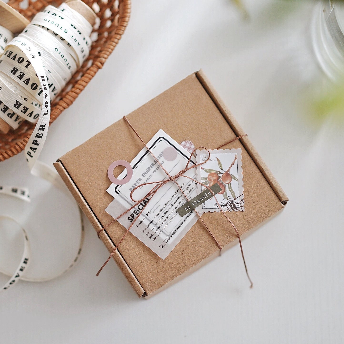 Plant Stamp Album Washi Tape | Planner | Bullet Journal | Gift Wrapping