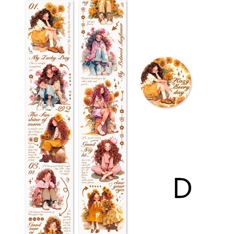 Life Aesthetics Tape | Coffee Dessert Bread PET tape | Masking Tape | PET Tape Roll | Nature Themes Tape | Gift Wrapping | Gift for Girls