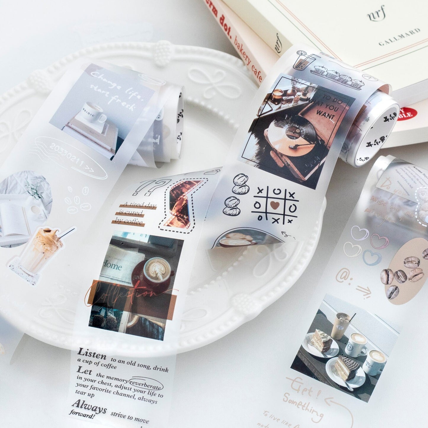 Life Aesthetics PET Tape | Daily Life Items PET tape | Junk Journal Planner Bujo Tape | Gift Wrapping | Gift for Girls