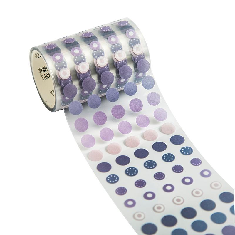 Dot Round Sticker Tape | Functional Stickers | Planner Sticker | Basic Stickers | Bujo Sticker kit | Study School Supplies