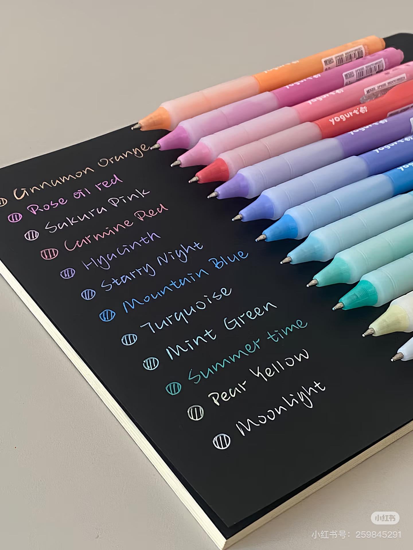Colored Acrylic Pen Set | Retractable Pens | 0.7mm | Writing Painting Supplies | Paint Pens for Rock Painting Glass Wood Canvas