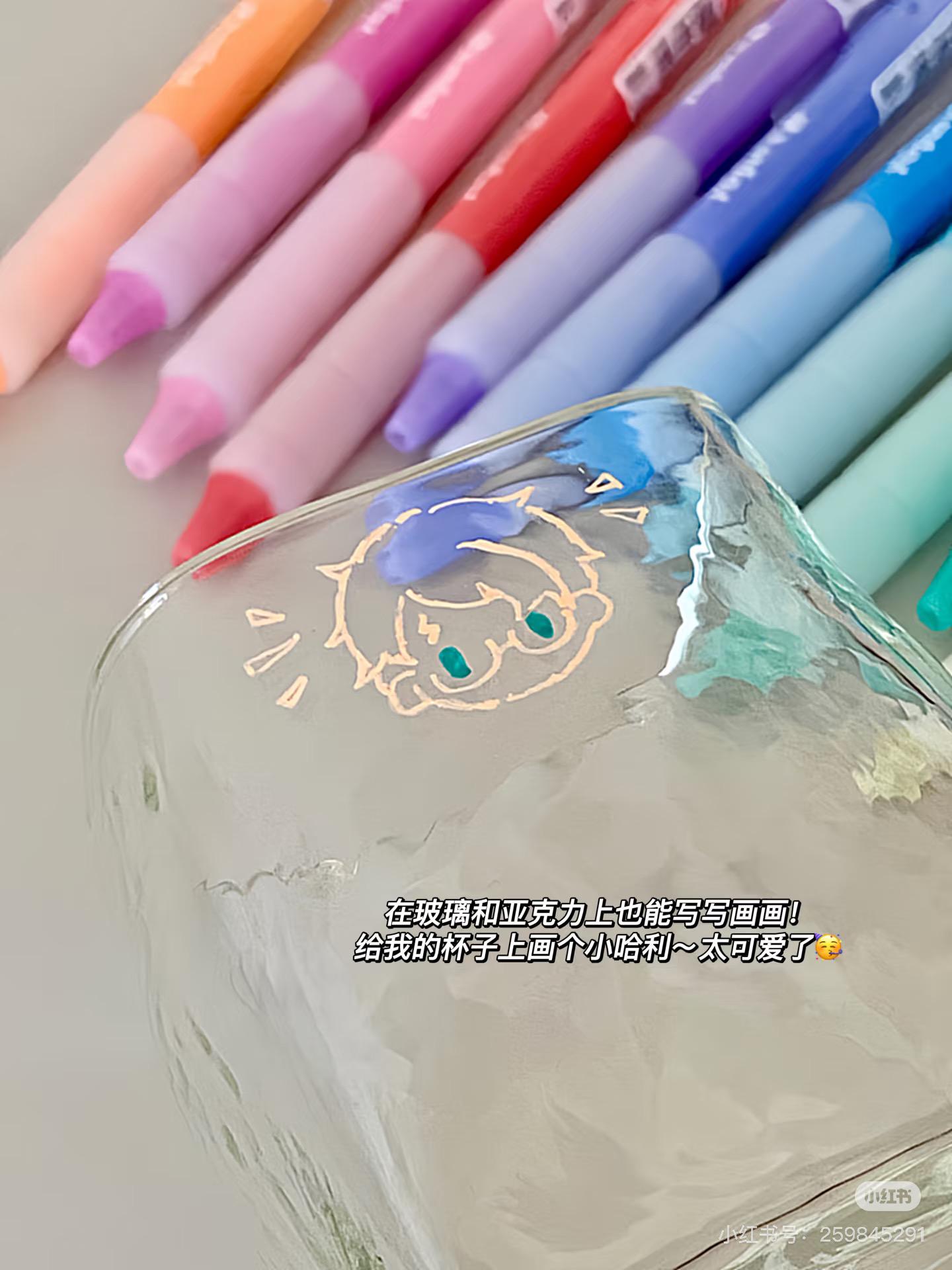 Colored Acrylic Pen Set | Retractable Pens | 0.7mm | Writing Painting Supplies | Paint Pens for Rock Painting Glass Wood Canvas