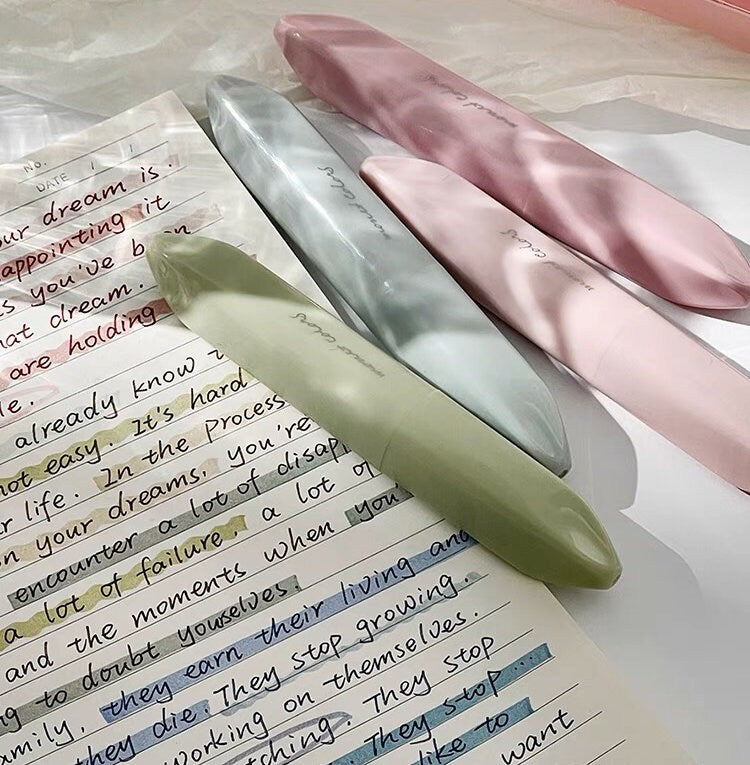 Monet Highlighter Pens|Coloured Marker Pens | Super Soft Tip | Pastel Colors | Planner Journal Pens | Study School Office Drawing Pens