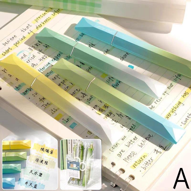Prism Gradient Color Highlighter Pen | Highlighters Marker Pen |Aesthetic Cute Planner Journal Reading Drawing Pens | Study Writing Supplies