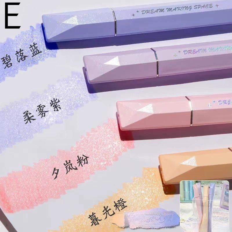 Prism Gradient Color Highlighter Pen | Highlighters Marker Pen |Aesthetic Cute Planner Journal Reading Drawing Pens | Study Writing Supplies