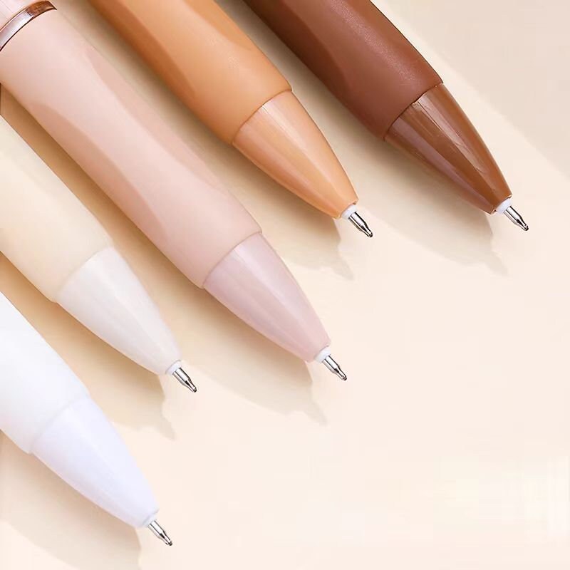 5pcs Coffee Time Gel Pens | ST Writing Pens Tools | Aesthetic Cute Pens | Kawaii Planner School Office Study Pens Stationery Supplies
