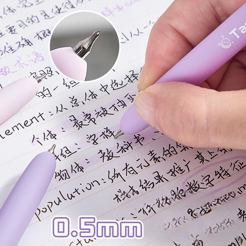 Milk Tea Series Pen Set | 0.5mm Black Gel Ink Pens | Planner Pens | Writing Supplies | Cute Stationery Journaling Planner Study Pen Supplies