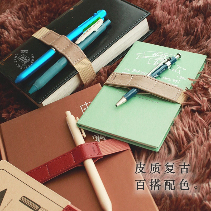 Adjustable Leather Journal Bandolier | Journal Pen Holder | Book Strap | Pencil Keeper | Travel Accessories