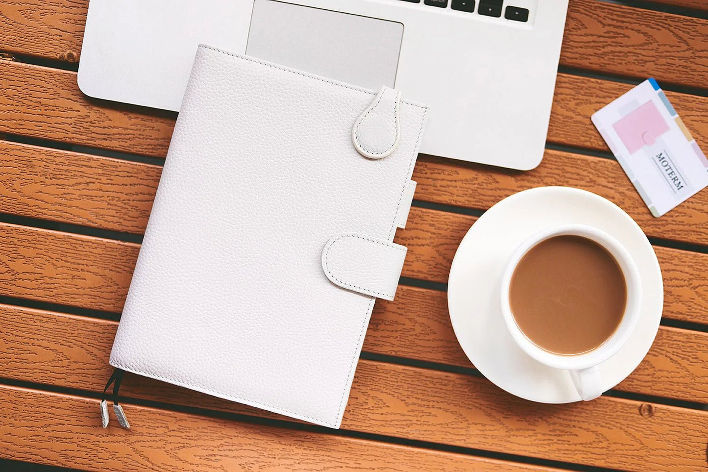 Moterm Leather Magnetic Bookmark | Planner Clip | Aesthetic Paper Clip