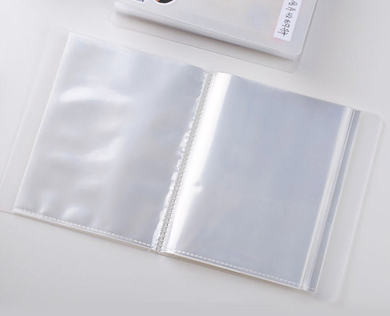 A6 Clear Sticker Photo Storage Album | Cutting Dies Storage Album | Photo Album | Sticker Organizer | Desk Organization