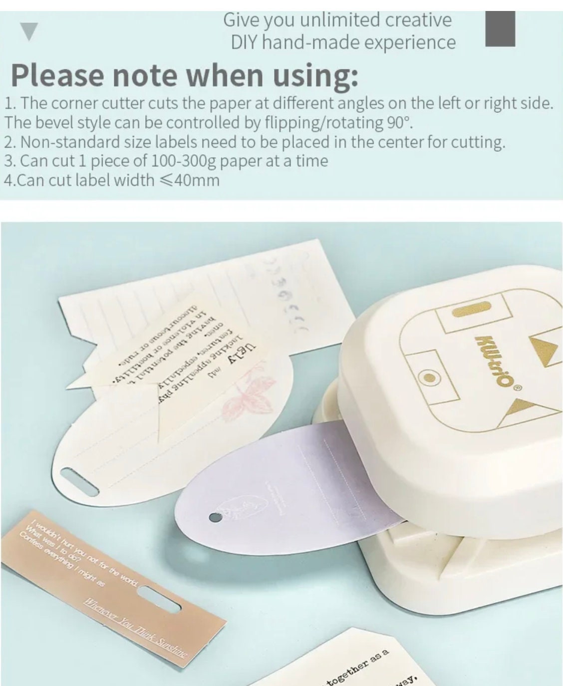 4 in 1 Multifunctional Hole Punch Cutter | Handmade Materials | Paper Craft Supplies | DIY Projects