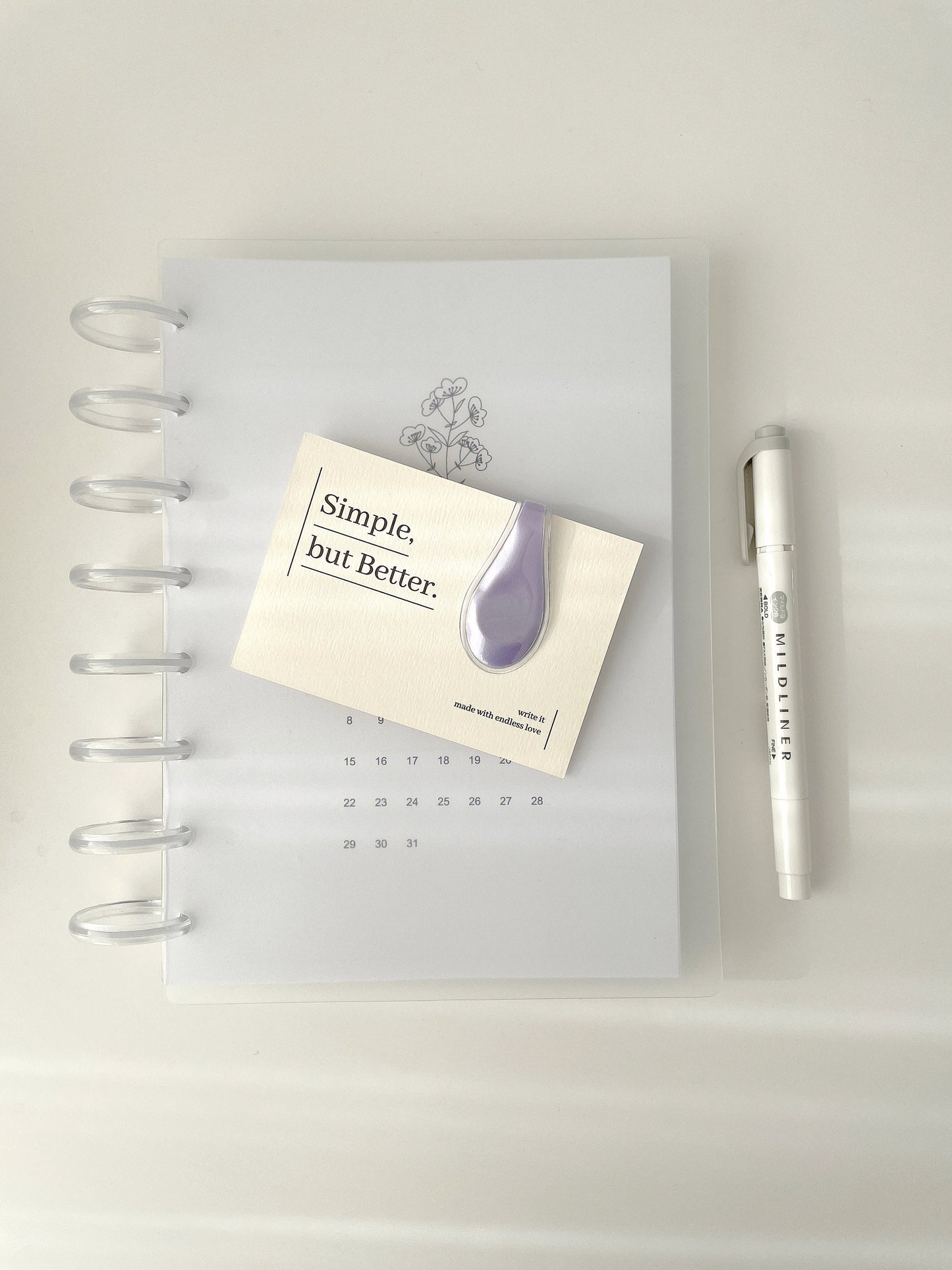 Magnetic Bookmark | Planner Clip | Aesthetic Paper Clip