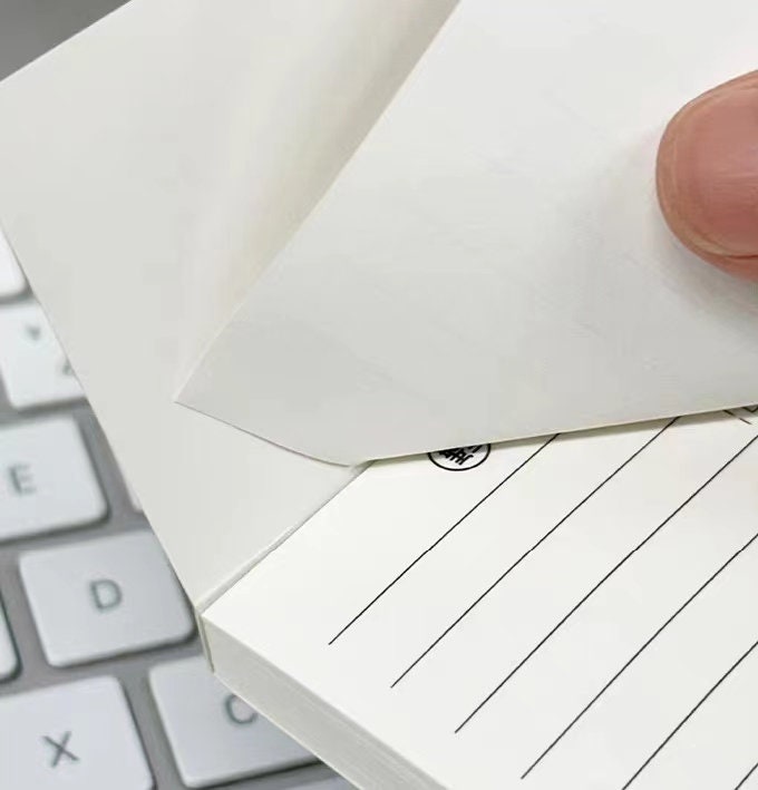 Tearable Foldable Notepad | Memo Pad | Creative Bookmark | Note Taking | Office Study Supplies | Gift for Booklover