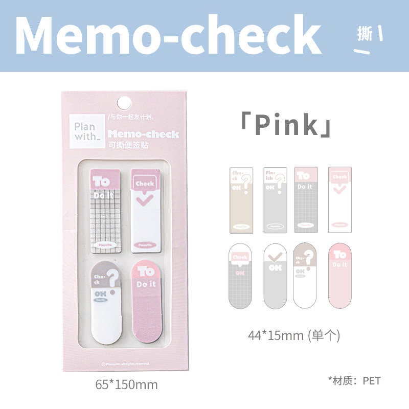 Tearable Sticky Notes | Page Flags | Page Markers | Sticky Tabs | Office Study School Planner Supplies