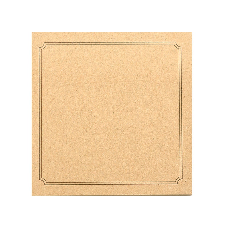 White Kraft Sticky Notes | Note Pads
