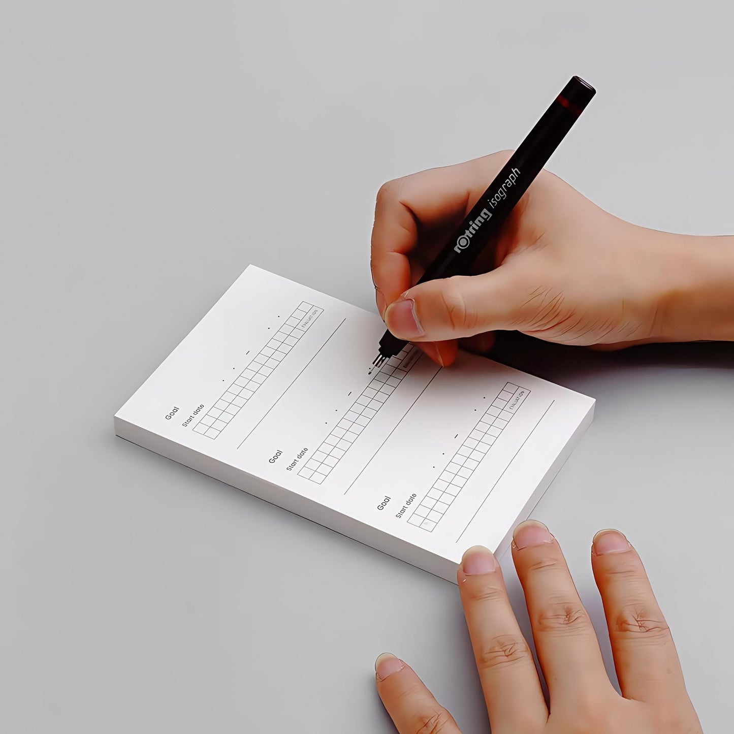Good habit Track Colored Memo Pad | Goal Habit Track Life Planner Notes Pad | Planner Journal Accessories Study School Office Supplies