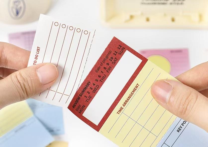 Multifunctional Tearable Note Pad | Memo Pad | Weekly Monthly Plan | TO-DO List | Journal Plan Accessories | Student Office School Supplies