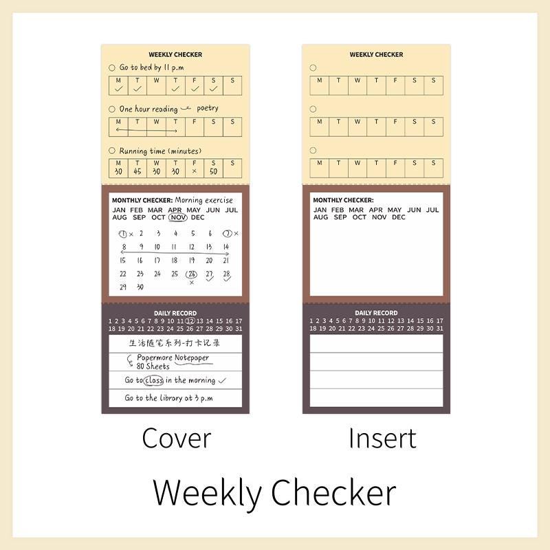 Multifunctional Tearable Note Pad | Memo Pad | Weekly Monthly Plan | TO-DO List | Journal Plan Accessories | Student Office School Supplies