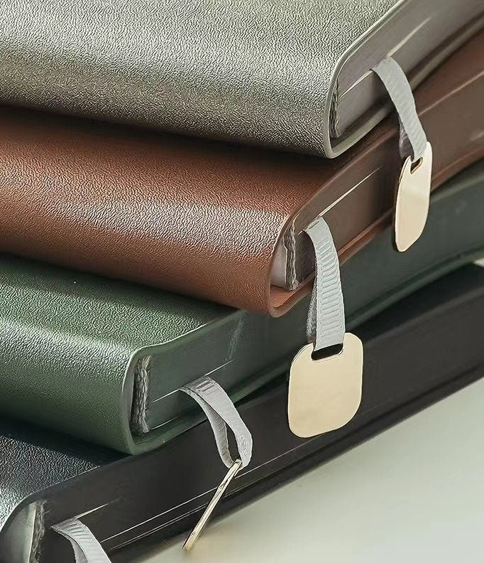 A5 Soft Vegan Leather Lined Notebooks | Bullet Journal | School Office Study Student Notebook | Journal Diary Agenda Planner
