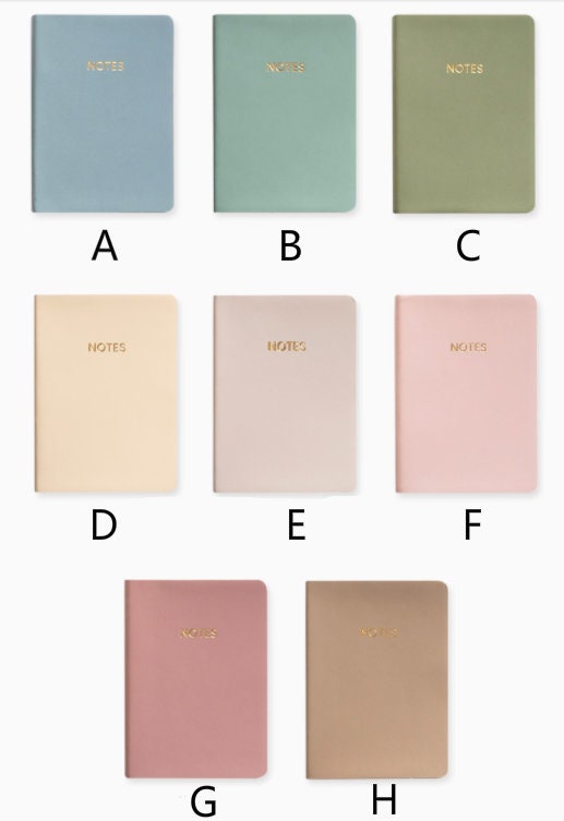 A6 Morandi Color Lined Notebook | Pocket Notebook | | 2024 Planner