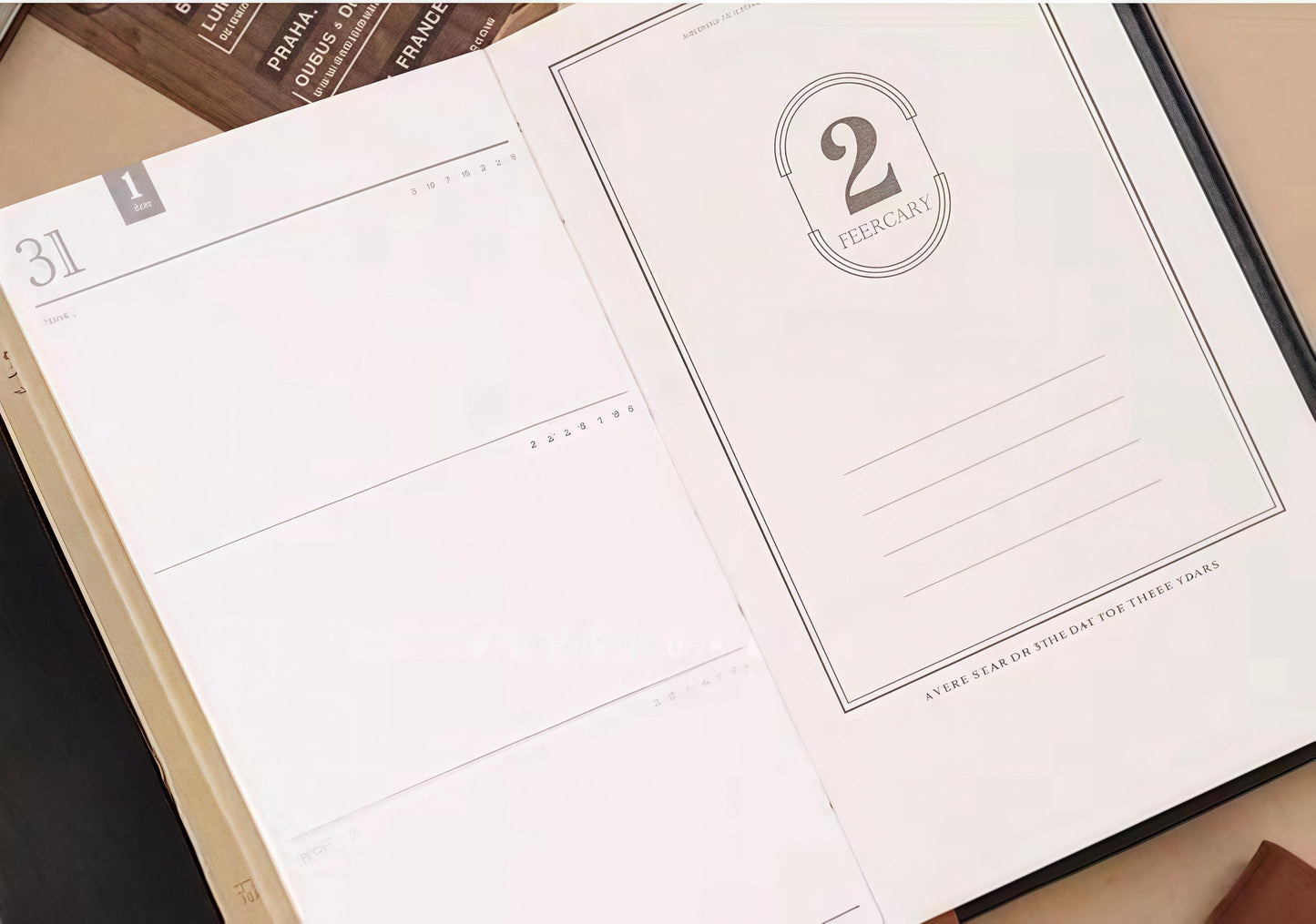 Undated Three Year Journal Diary | Memory Journal | Line A Day Journal | B6 Journal | 2025 Planner Journal | Luxury Gift for Her