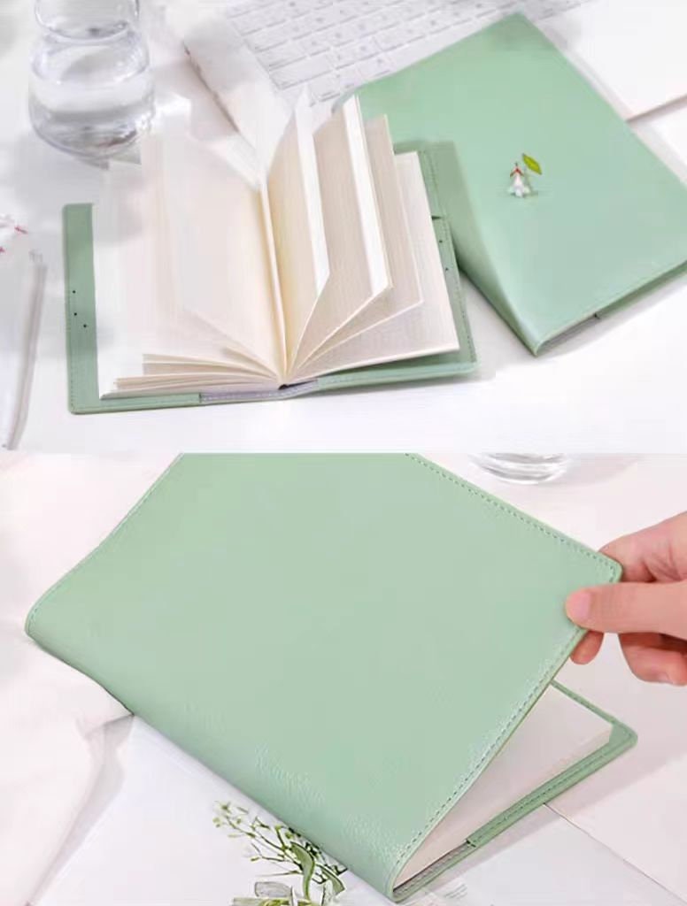 A5 A6 Soft Vegan Leather Cover | Minimal Planner hobonichi Refillable Notebook Cover | Suitable for Hobonichi & Midori