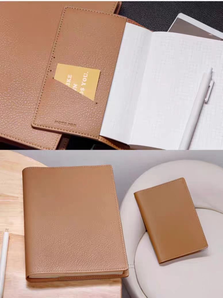 A5 A6 Soft Vegan Leather Cover | Minimal Planner hobonichi Refillable Notebook Cover | Suitable for Hobonichi & Midori
