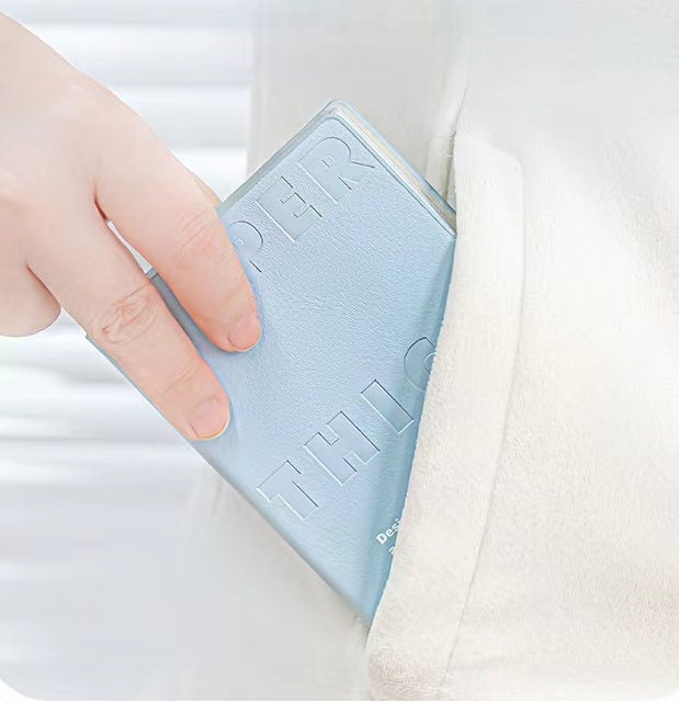 Portable Thick Colorful Lined Notebook | Pocket Noteboo k| School Student Study Office Supplies Stationery | Gift for Her